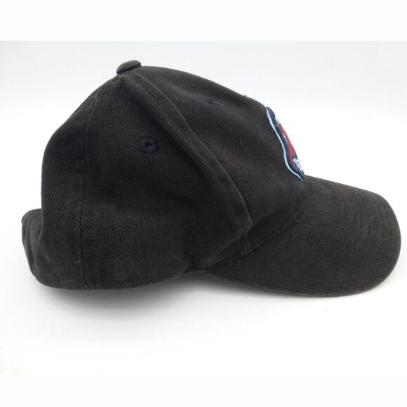 Vintage Black on Black Logo Velcro Hat MLB Hat - Picture 2 of 11